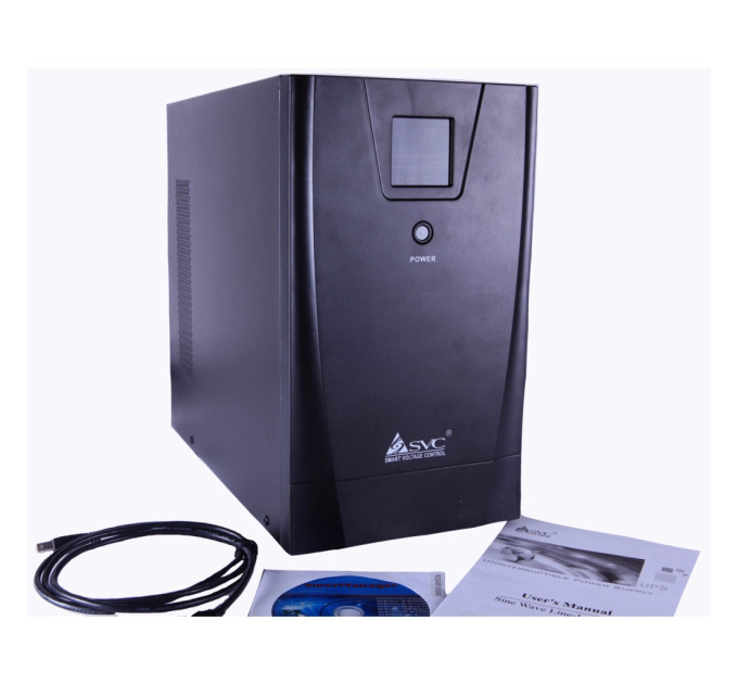 Пристрій безперебійного живлення SVC SL-3KS-LCD 3000VA (SL-3KS-LCD)