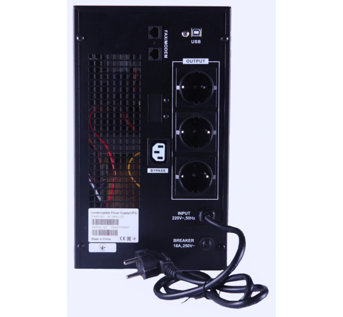 Пристрій безперебійного живлення SVC SL-3KS-LCD 3000VA (SL-3KS-LCD)
