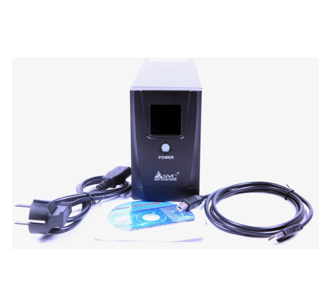 Пристрій безперебійного живлення SVC 1000-LCD 1000VA (VP-1000-LCD)
