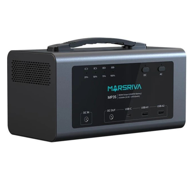 Зарядна станція Marsriva MP3S 300W 313.6Wh LiFePO4 (MP3SV2_MARSRIVA)