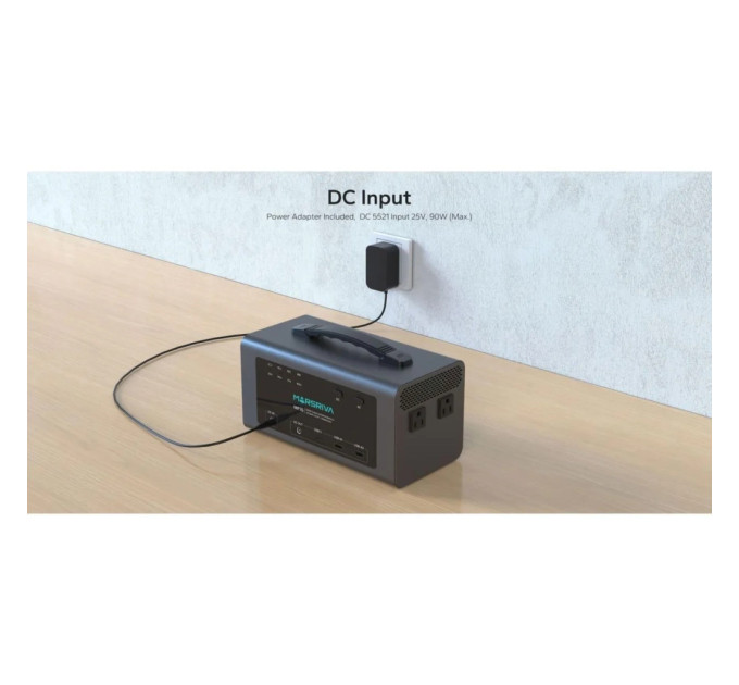 Зарядна станція Marsriva MP3S 300W 313.6Wh LiFePO4 (MP3SV2_MARSRIVA)