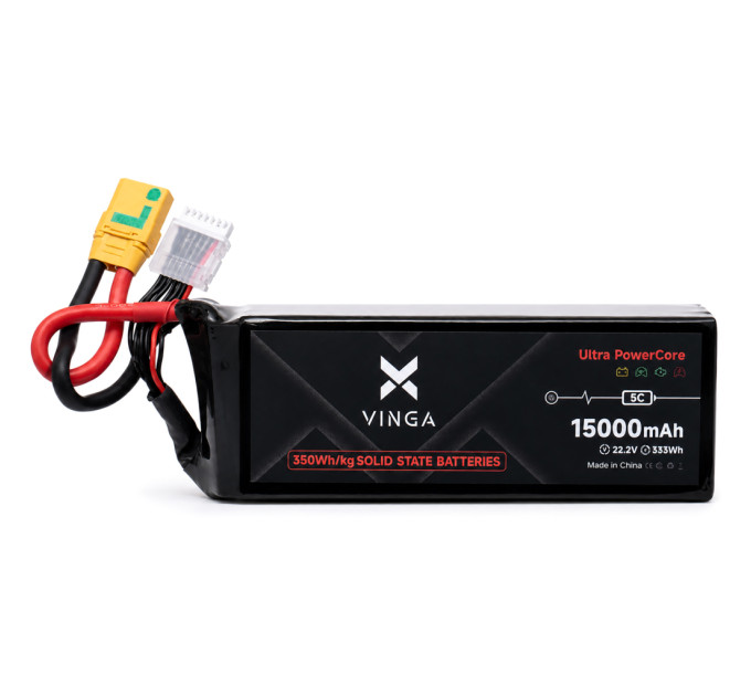 Акумуляторний блок Vinga 350Wh/kg 15Ah 6S 22.2V XT90S (350WHKG-15Ah-6S)