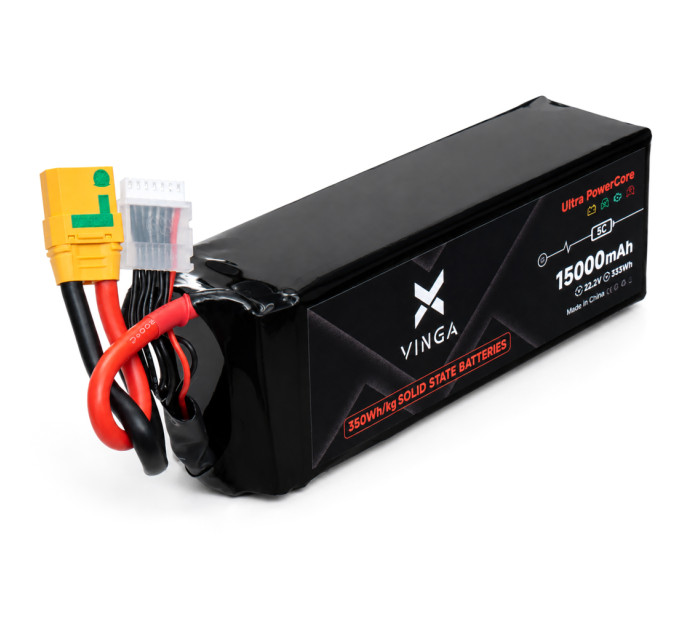 Акумуляторний блок Vinga 350Wh/kg 15Ah 6S 22.2V XT90S (350WHKG-15Ah-6S)