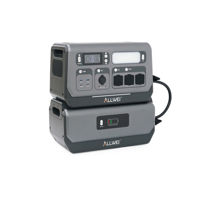 Зарядна станція ALLWEI SGR-PPS2400-2PRO+Battery 2400W 4096Wh (SGR-PPS2400-2PRO+BAT)