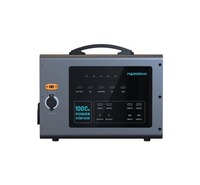 Зарядна станція Marsriva MP10 V3 1000W 1008Wh (MP10V3_MARSRIVA)