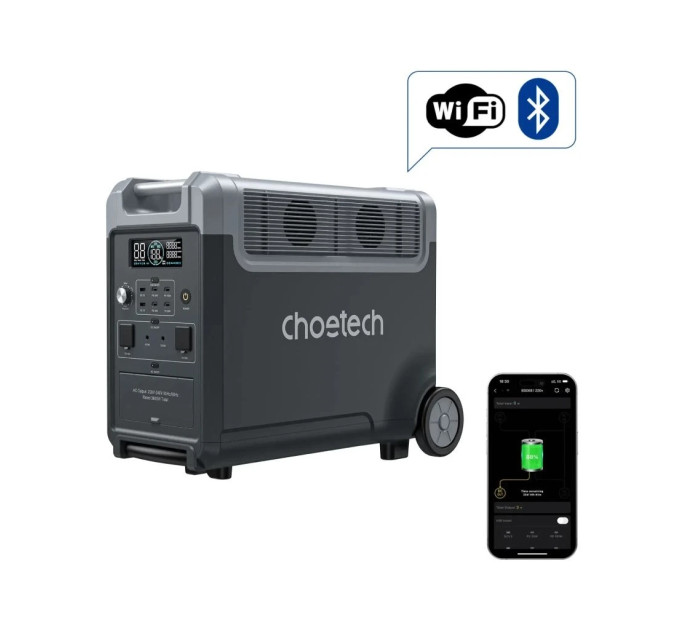 Зарядна станція Choetech 3600W 3848Wh (BS066-BQB)