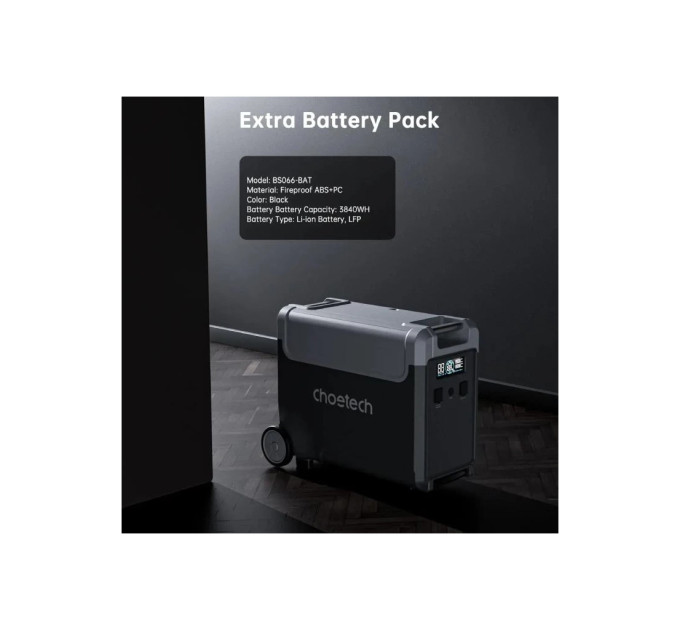 Зарядна станція Choetech 3600W 3848Wh (BS066-BQB)