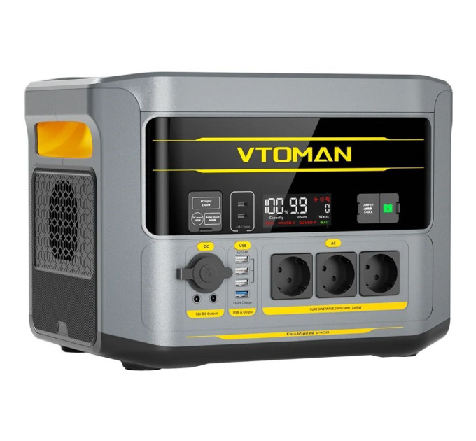 Зарядна станція Vtoman FlashSpeed 2400 2400W 1408Wh LiFePO4 (FlashSpeed 2400)