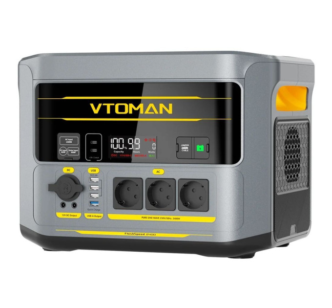Зарядна станція Vtoman FlashSpeed 2400 2400W 1408Wh LiFePO4 (FlashSpeed 2400)