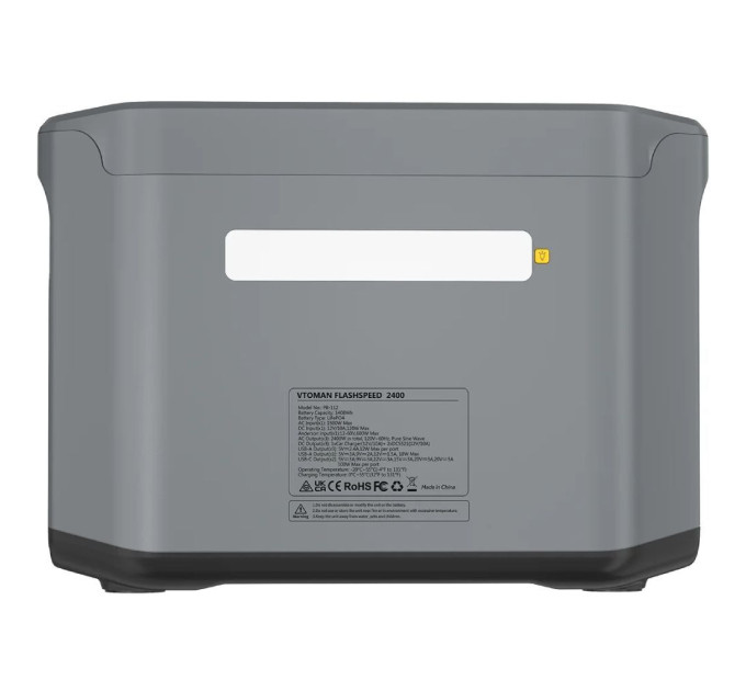 Зарядна станція Vtoman FlashSpeed 2400 2400W 1408Wh LiFePO4 (FlashSpeed 2400)